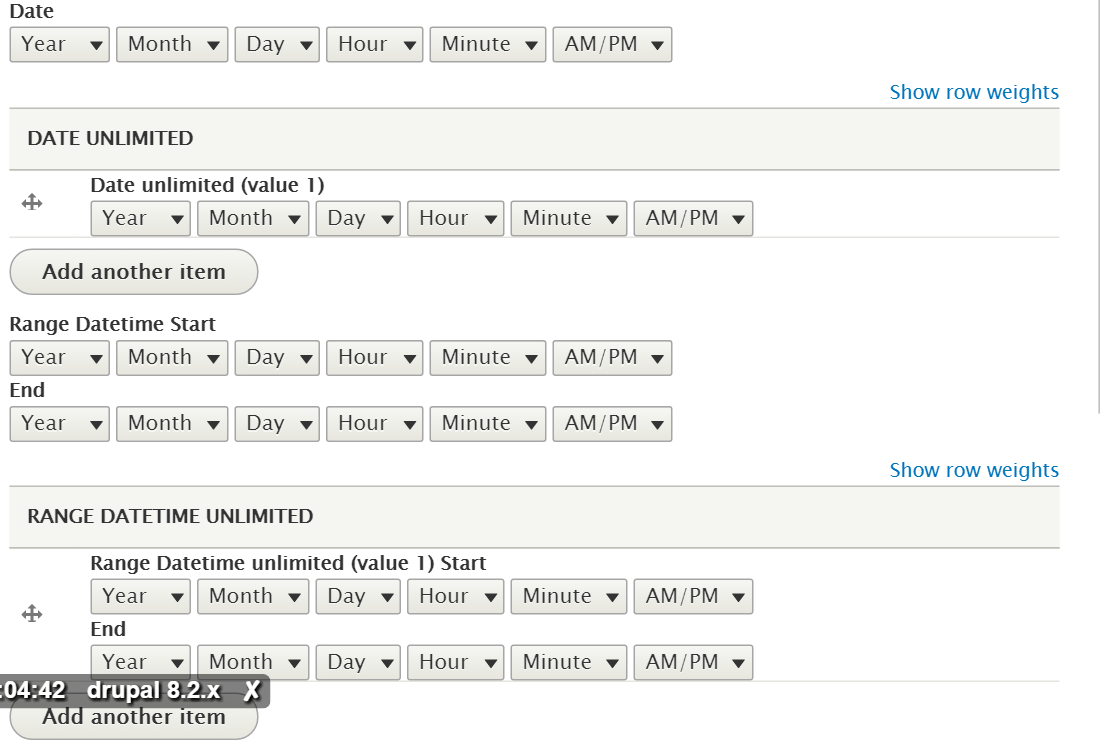 Add a Date Range field type with support for end date [2161337